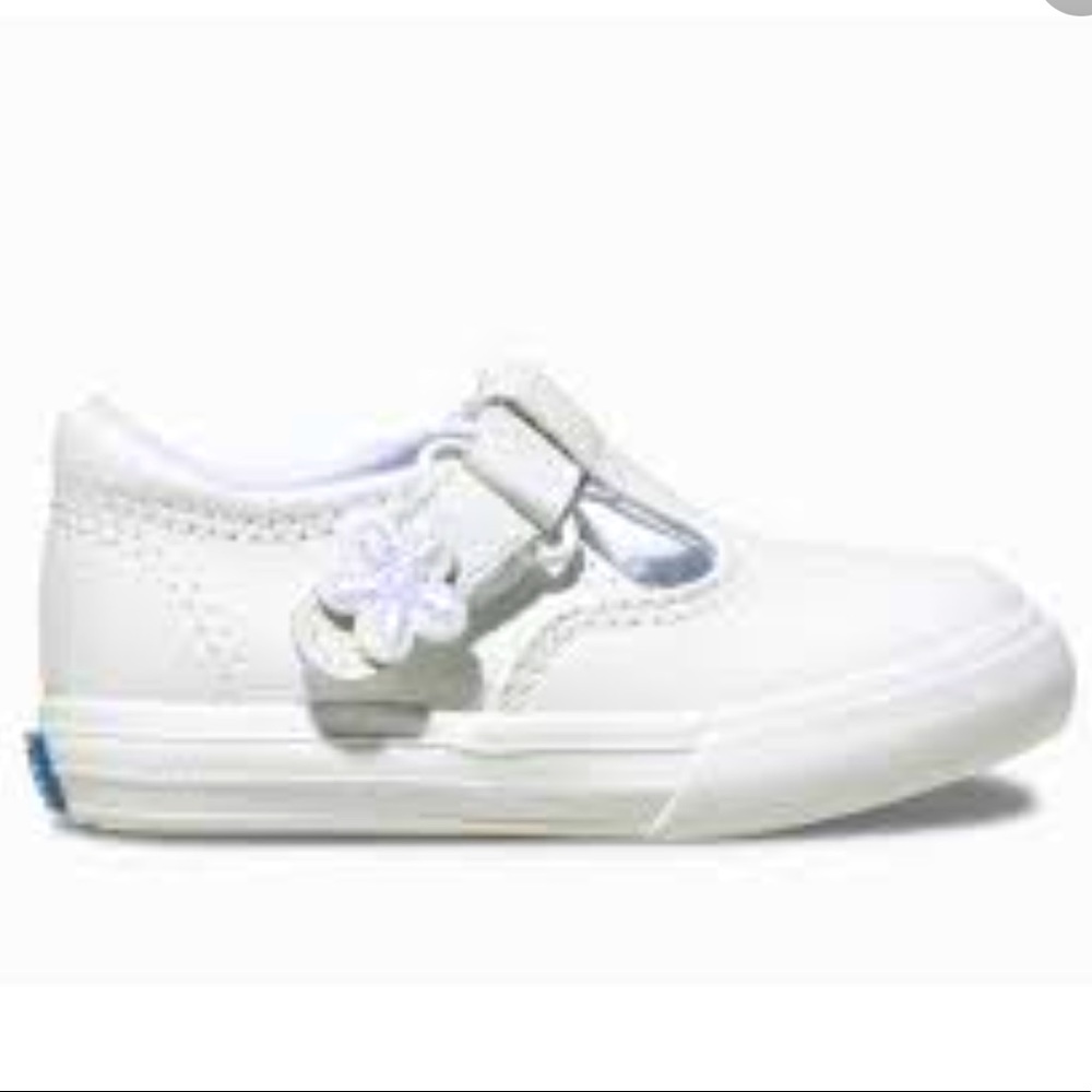 Keds Daphne T-Strap White Leather Sneaker